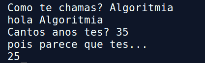 resultado de depurar print